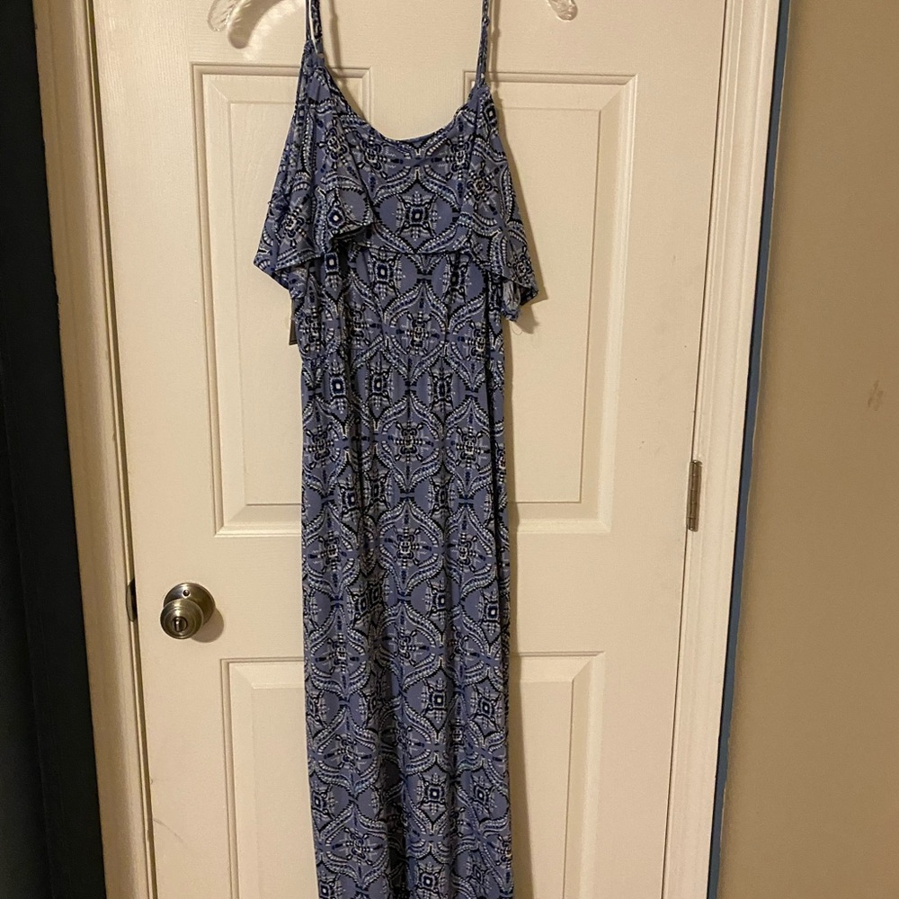No Comment Blue design Sundress